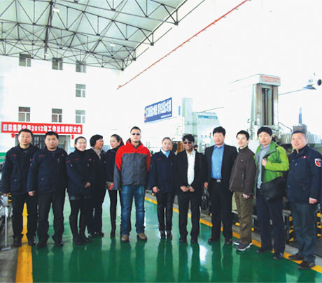 首钢及印度客户考察合作