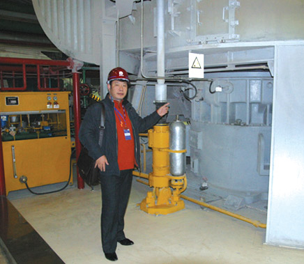 立式磨机在电厂使用现场